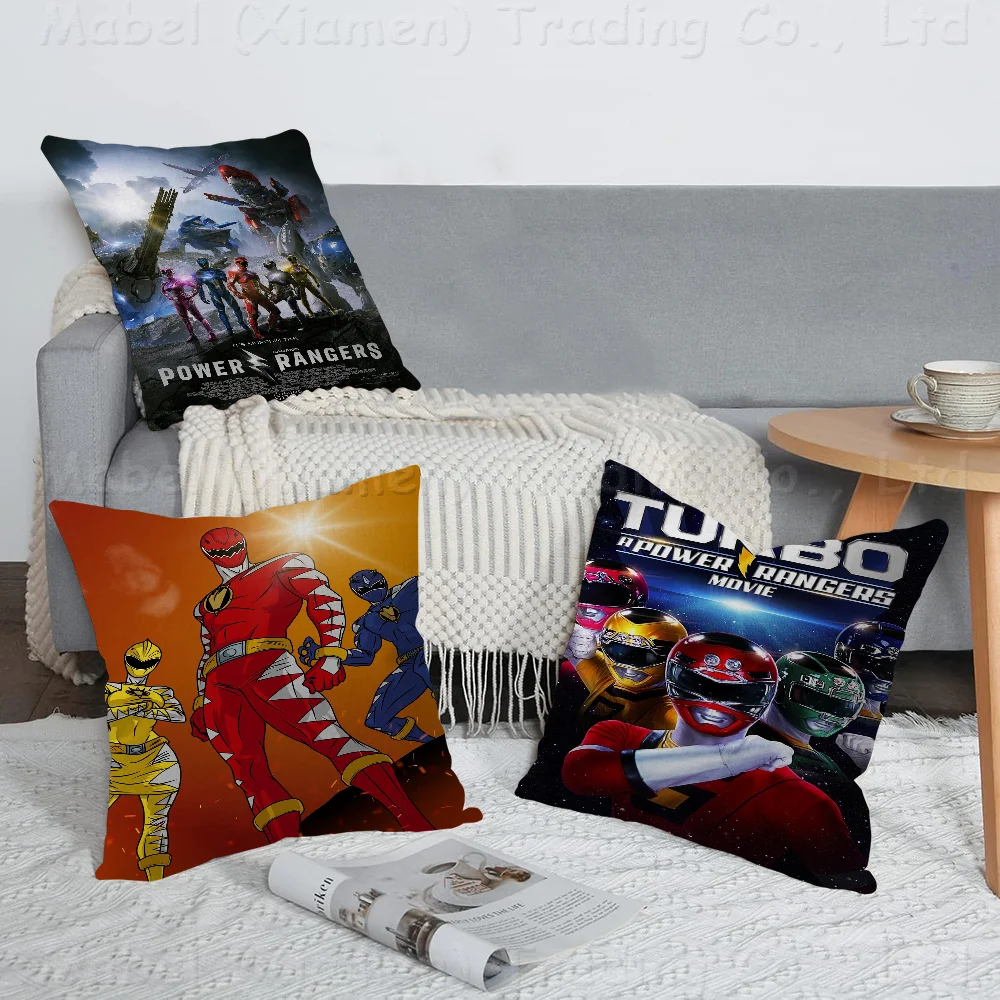 Movie Power T-Ran-gers Pillow Cushion Cover Pillowcase Living Room Sofa Home Decor Customized