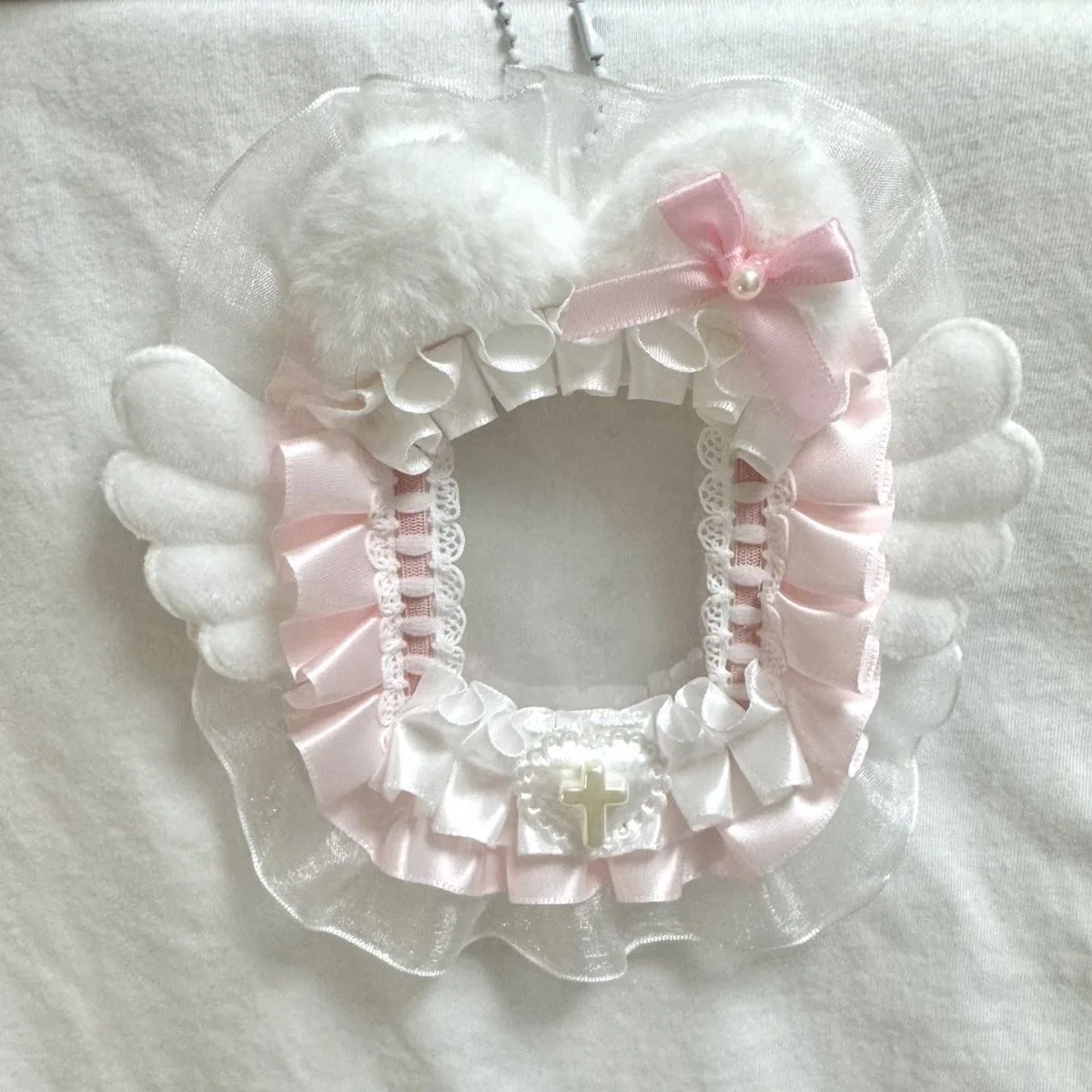 حامل بطاقة بوكر دانتيل ، حافظة فوتوغرافية ، أنيمي Lolita Sweet Toploader ، زخرفة Itabag ، عرض بطاقة الهوية ، منتج نهائي يدوي الصنع ، ديي #1