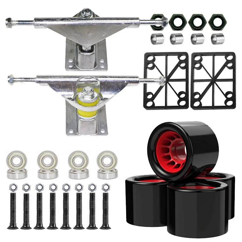 skateboard-bridge-double-rocker-board-truck-skateboard-wheels-set-aluminum-frame-combination-package-60-45mm-large-wheels