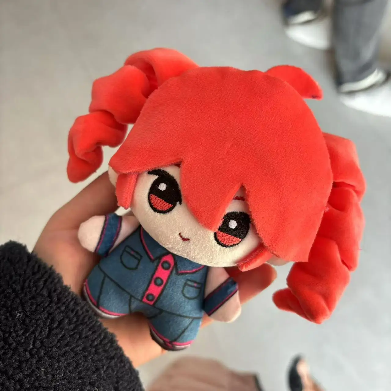 2025 New Hot Anime Kasane Teto Cosplay 10cm Cute Stuffed Plushie Pendant Backpacks Ornaments Gifts Girls