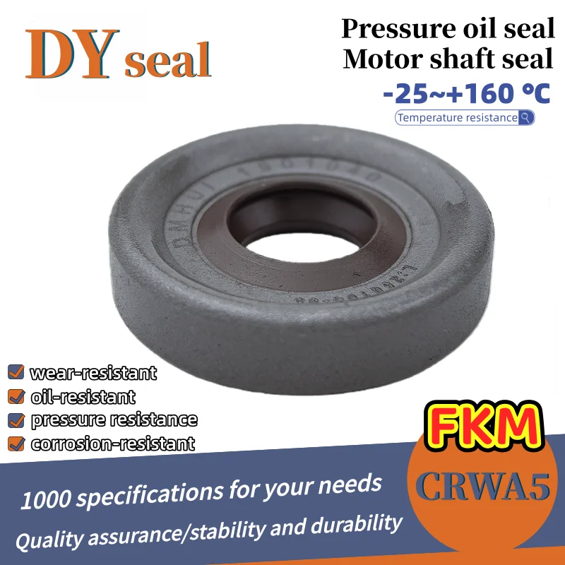 High Quality Shaft Seal NBR 10*25.4*6mm 2120316 O-ring Pressure Oil Seal Nitrile Rubber Double Lip Sealing Gasket