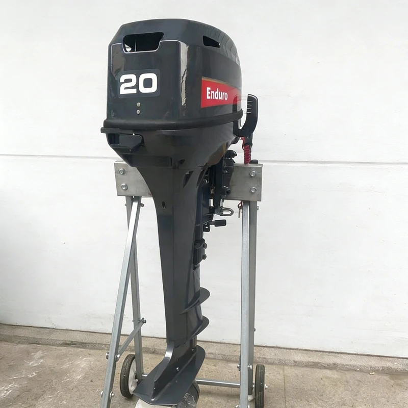 New Arrival 2 Stroke 20HP Outboard Motor Lightweight Gas Boat Engine Short/Long Shaft Outboard Engines for Fastboats Fishing