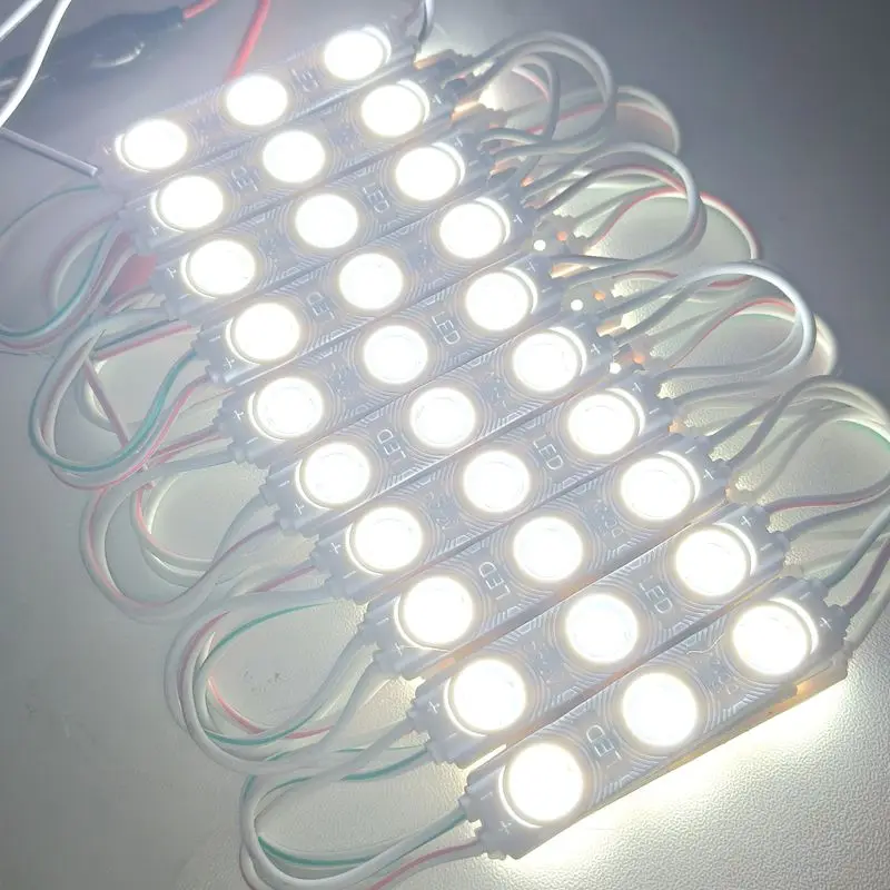 2835SMD Injection LED Sign Module Light 20pcs/lot DC12V 3LED Brightness Outdoor Waterproof Advertising Signboard Backlight