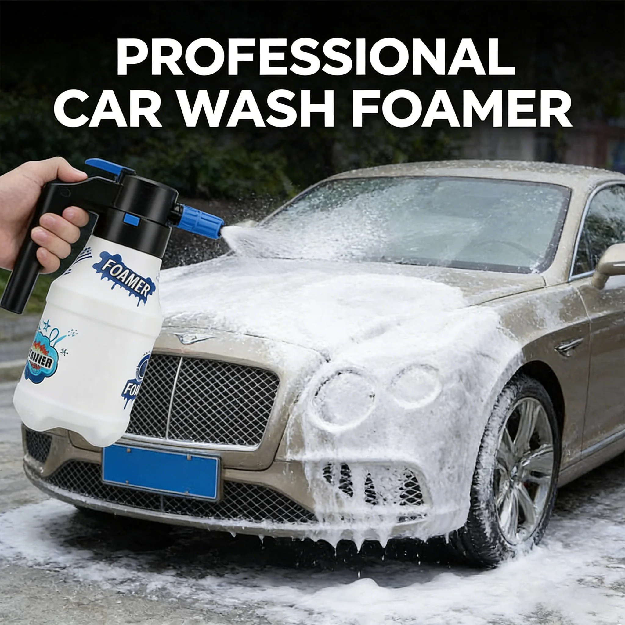 

Electric Foam Sprayer Foam Generator for Car Wash Lithium Battery Foam Lance 1h Endurance Car Wash Towel Foam Wash Car cleaning