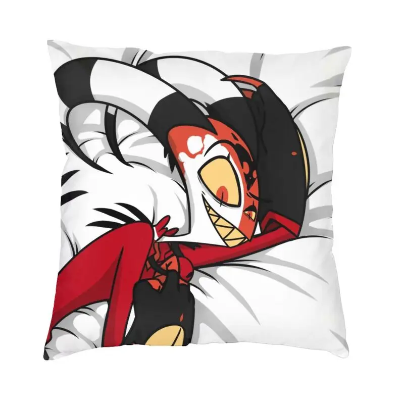 Helluva Animated Web Movie Cushion Cover 40x40cm Decoration 3D Printing Throw Pillow for Car Double-sided