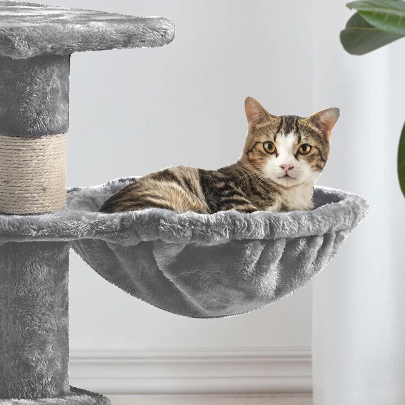 New Cat Climbing Frame Replacement Hammock Warm Cozy Plush Kitten Basket Nest Cat Climbing Frame Accessories Cat Frame Soft Nest