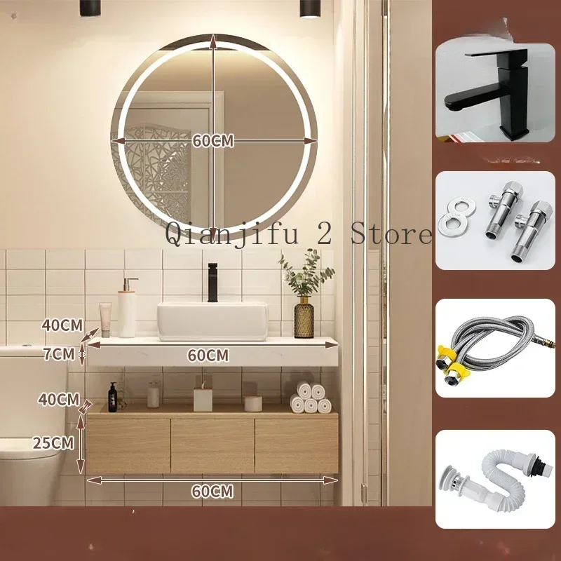 Medicine Cabinet Vanity Bathroom Space Saving Meuble Salle De Bain Storage Shelf Mirror Kit Mirrors Cabinets Towel Washbasin