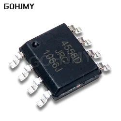 10PCS NJM4558D NJM4580E SOP-8 NJM4580M NJM4558 NJM4580 4558D 4580E 4580M SOP  JRC44558 SMD JRC4558D IC Chipset