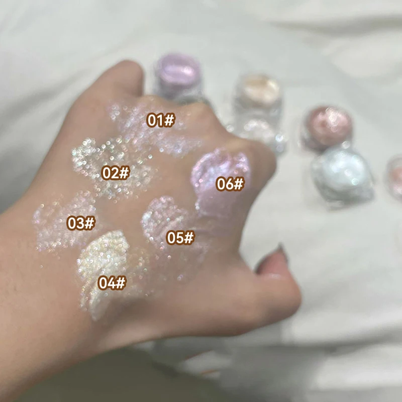 FAICCIA Heartbeat Supreme Glitter Gel Eyeshadow - Single Color Fine Sparkle, Cut-Crease Longwear, Highlight Liquid