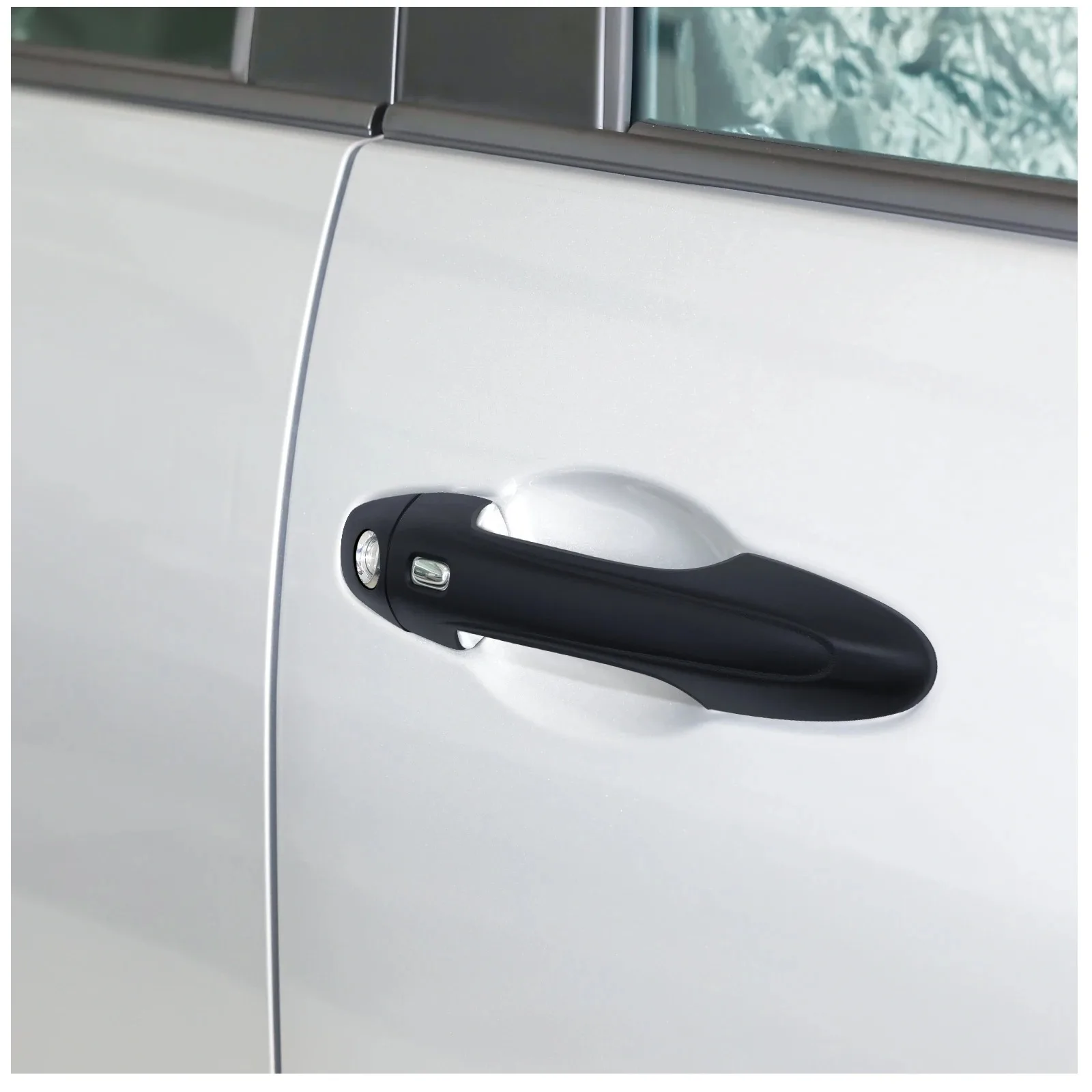 Car door Handle Protector Cover Trim  Handle Decorate Sticker For Toyota Hilux Revo 15-24 4X4 Car Modification Accessories