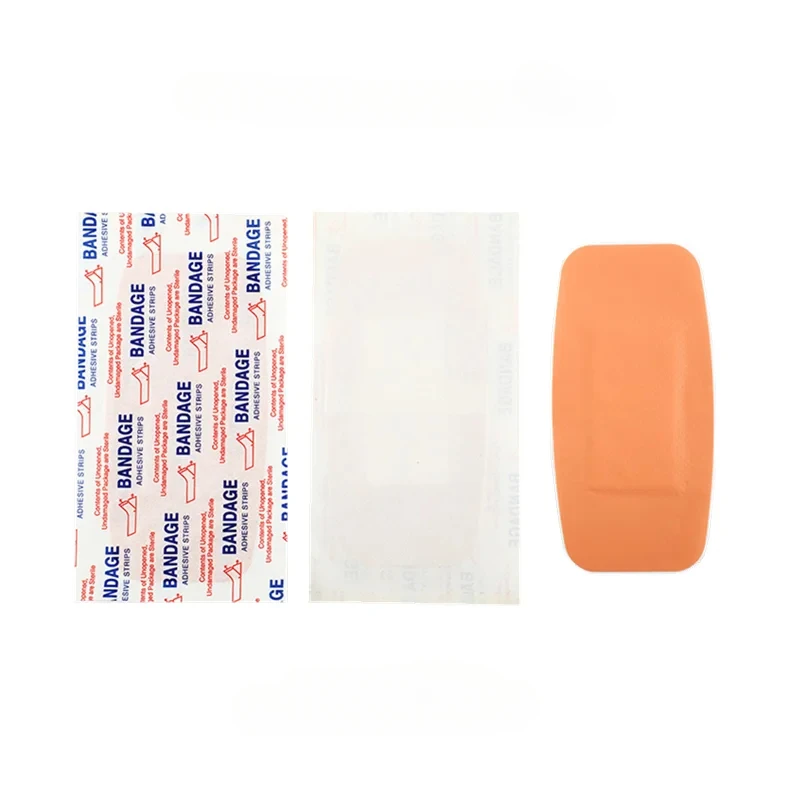 20 ชิ้น/เซ็ตขนาดใหญ่ Band Aid เข่า Dressing Patch แผลพลาสเตอร์สําหรับ First Aid เทปกาวผ้าพันแผลกล้ามเนื้อเทป Woundplast