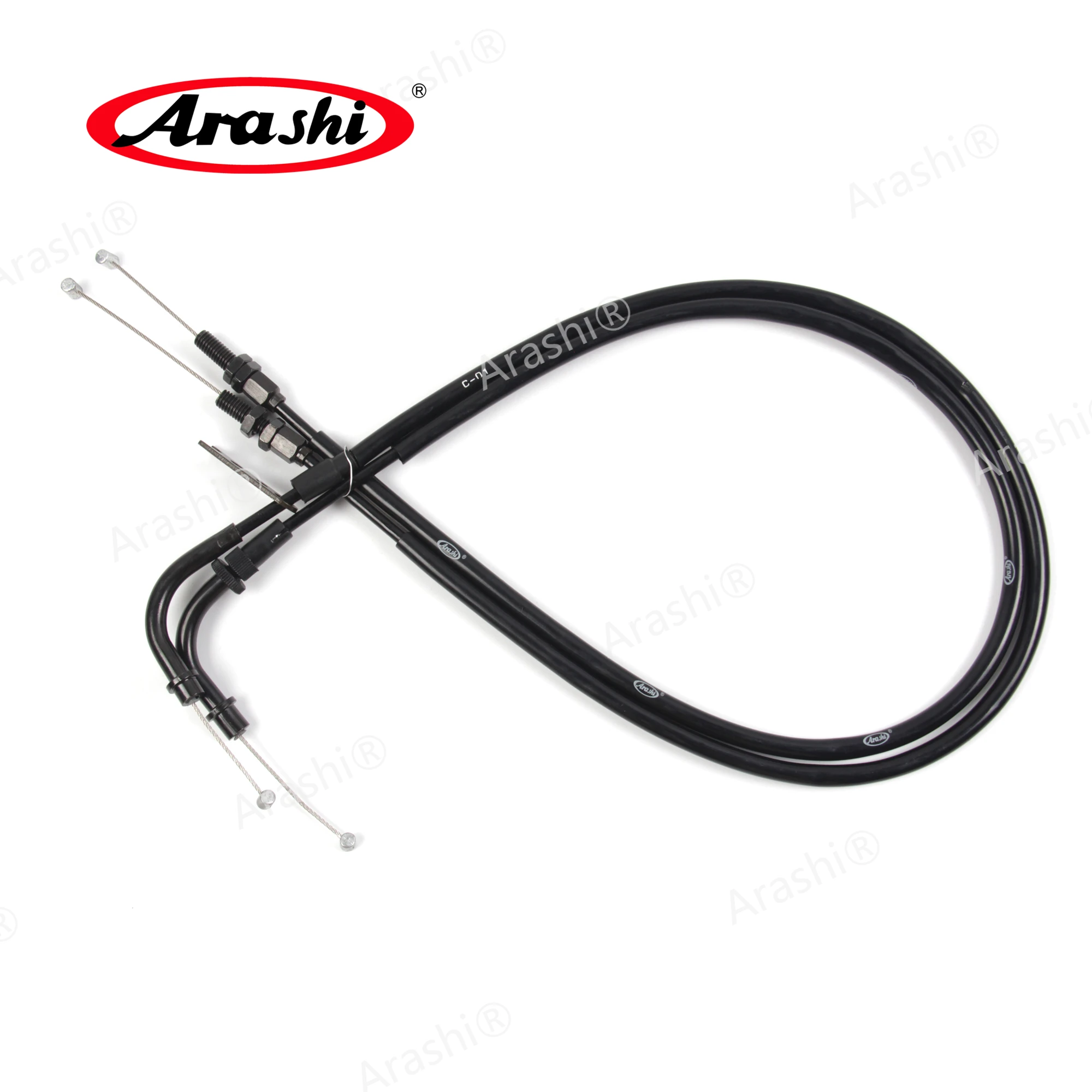 Arashi For SUZUKI GSXR600 GSXR750 2006 2007 Motorcycle Throttle Line Clutch Cable Steel Wire Set GSXR GSX-R 600 GSX600R GSX-R600