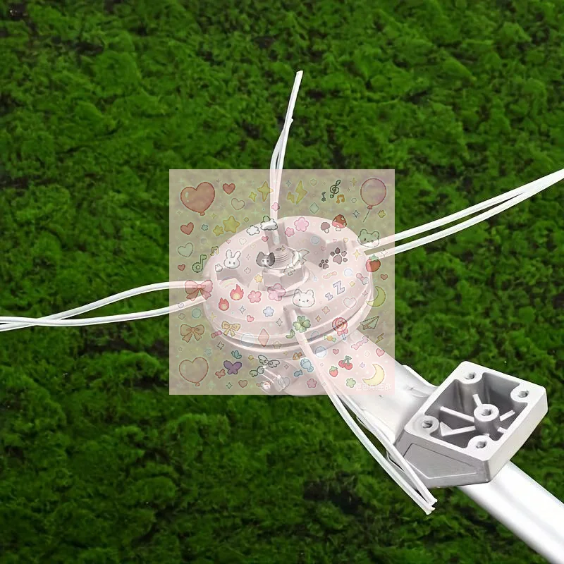 Universal Aluminum Alloy Lawn Mower Head And Replacement Nylon Steel For Lawn Mowing Line Lawn Mower Weed Head Accessories