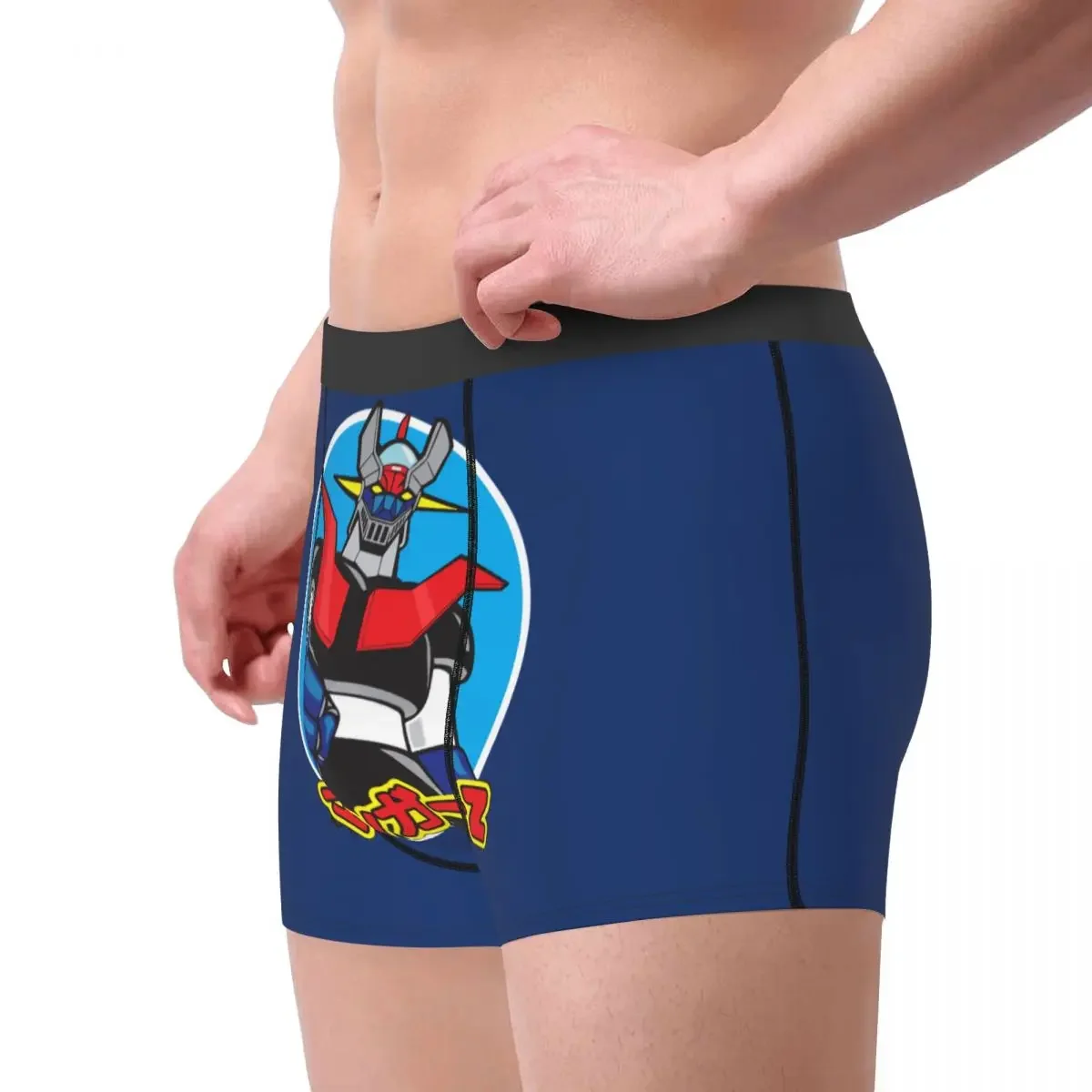 Z Men Underwear  Robot Japan Anime Streetwear Boxer Shorts Panties Hot Soft Underpants for Male S-XXL