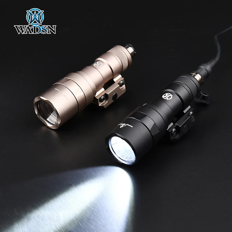 WADSN Tactical Surefir M300 M300C SF Scout Light Rifle M300A M600 Flashlight Airsoft Hunting Rifle Weapon lights Picatinny Rail