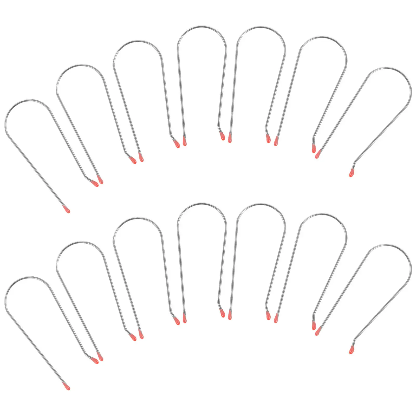 

20pcs Electric Hot Roller U-Shaped Metal Hair Curler Clips For Long-Lasting Styling Replacement Perm Rods Clips For Short