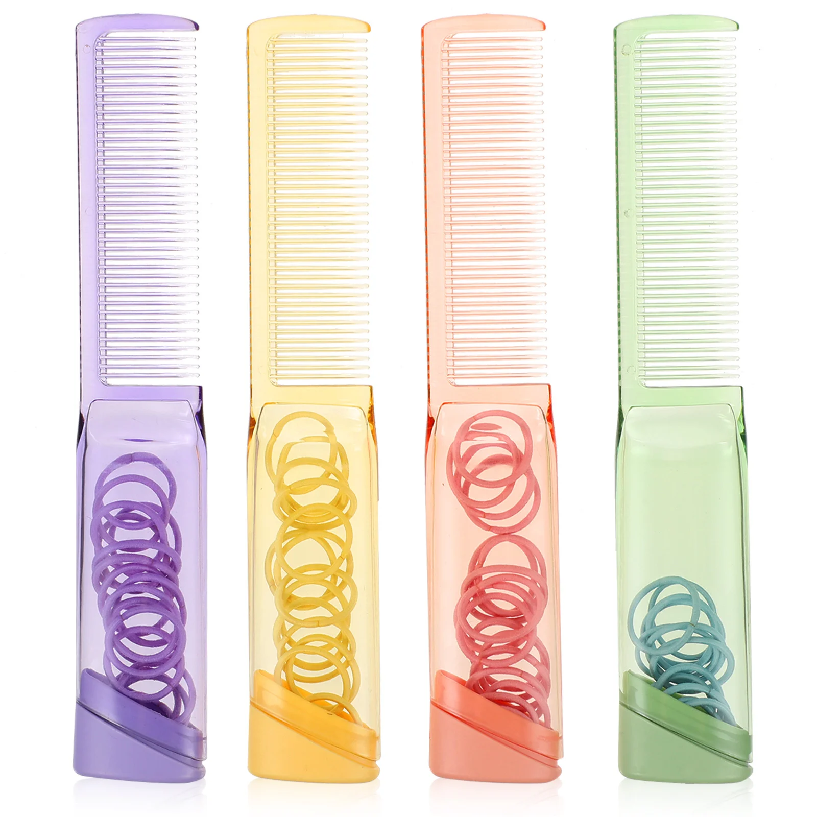 4pcs Beauty Comb Practical Multi-Purpose Tooth Comb For Hair Detangling Scalp Massage Smooth Home Salon Use Portable