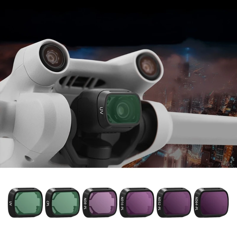 Untuk Mini 3 filter lensa kamera ND8PL ND16PL ND64PL ND32PL ND filter antigores Aksesori Quadcopter