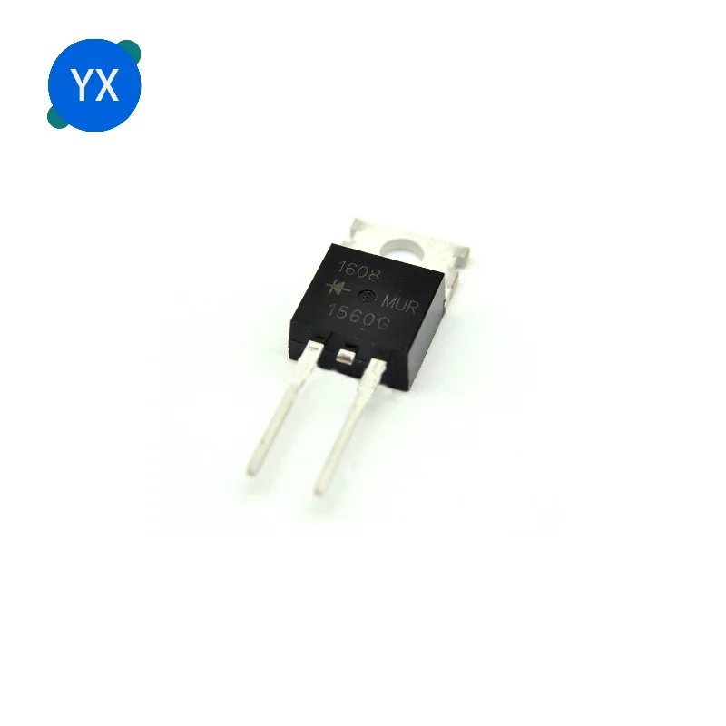 10PCS MUR1560G MUR1560 Quick Recovery Diode TO-220 U1560 1560G