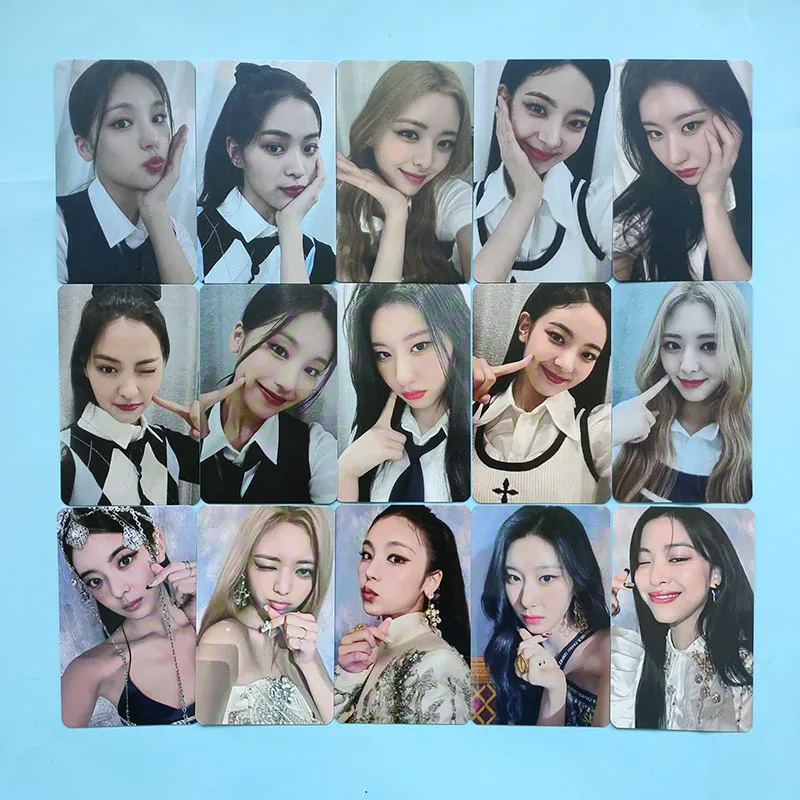 

5pcs KPOP ITZY CHECKMATE Offline Music Program Photocards Double-Sided Signing LOMO Cards YEJI YUNA RyuJin Fans Collections