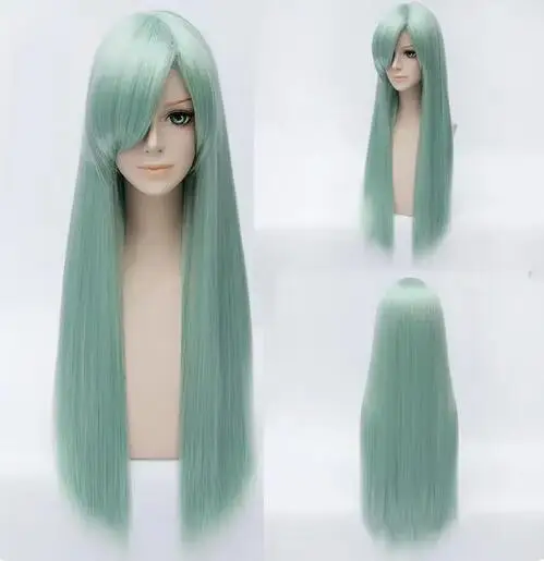 

Anime The Seven Deadly Sins Elizabeth Liones Cosplay Wigs Long Straight Green Party Carnival Synthetic Hair Wig