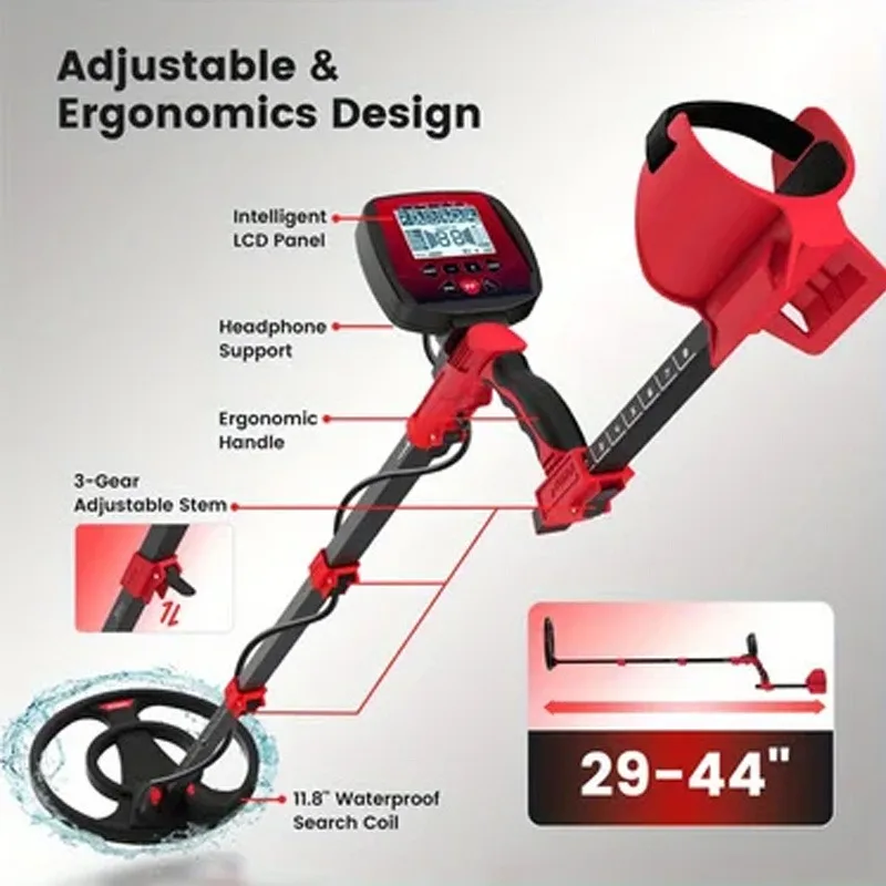 Treasure Hunter TX‑720 High Sensitivity Pinpointer Metal Detector Professional Underground Gold Detectors Detecting Jewelry