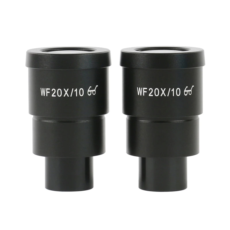 2PCS WF5X WF10X WF15X WF20X WF30X Wide Field Eyepiece For Binocular Trinocular Stereo Microscope 30MM Installation Interface