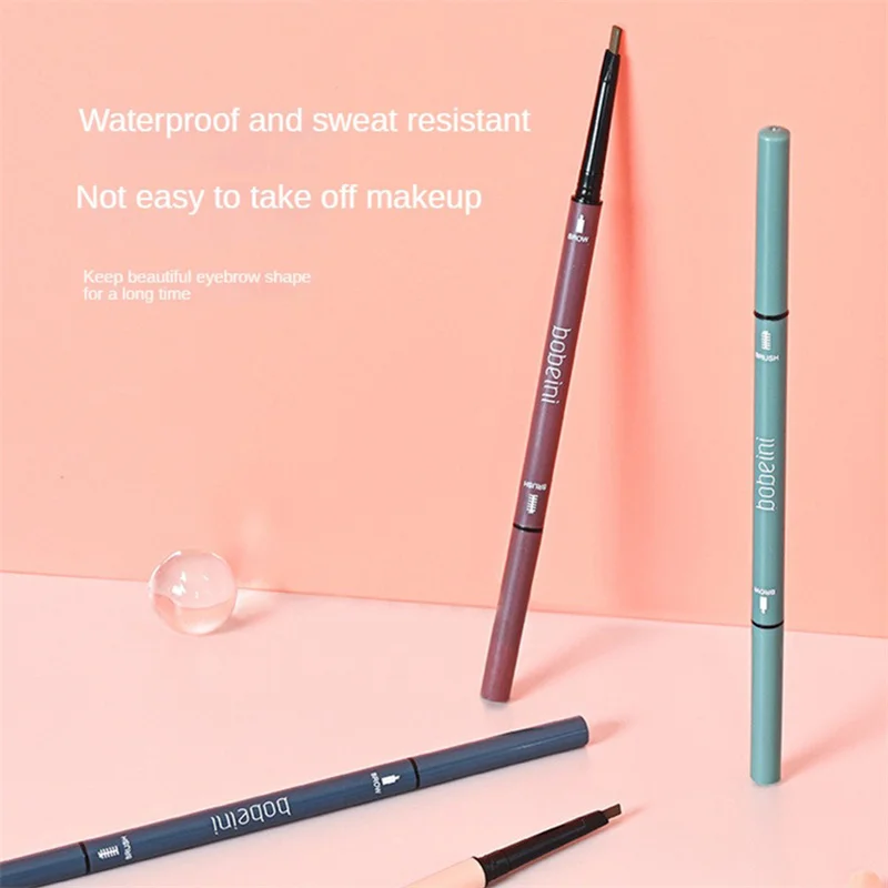Crayon Eyeblogueur Double Tête Imperméable, Longue Durée, Résistant à la Sueur, Naturel, Noir, Marron, Ultra Fin, Maquillage des Yeux, Cosmétique