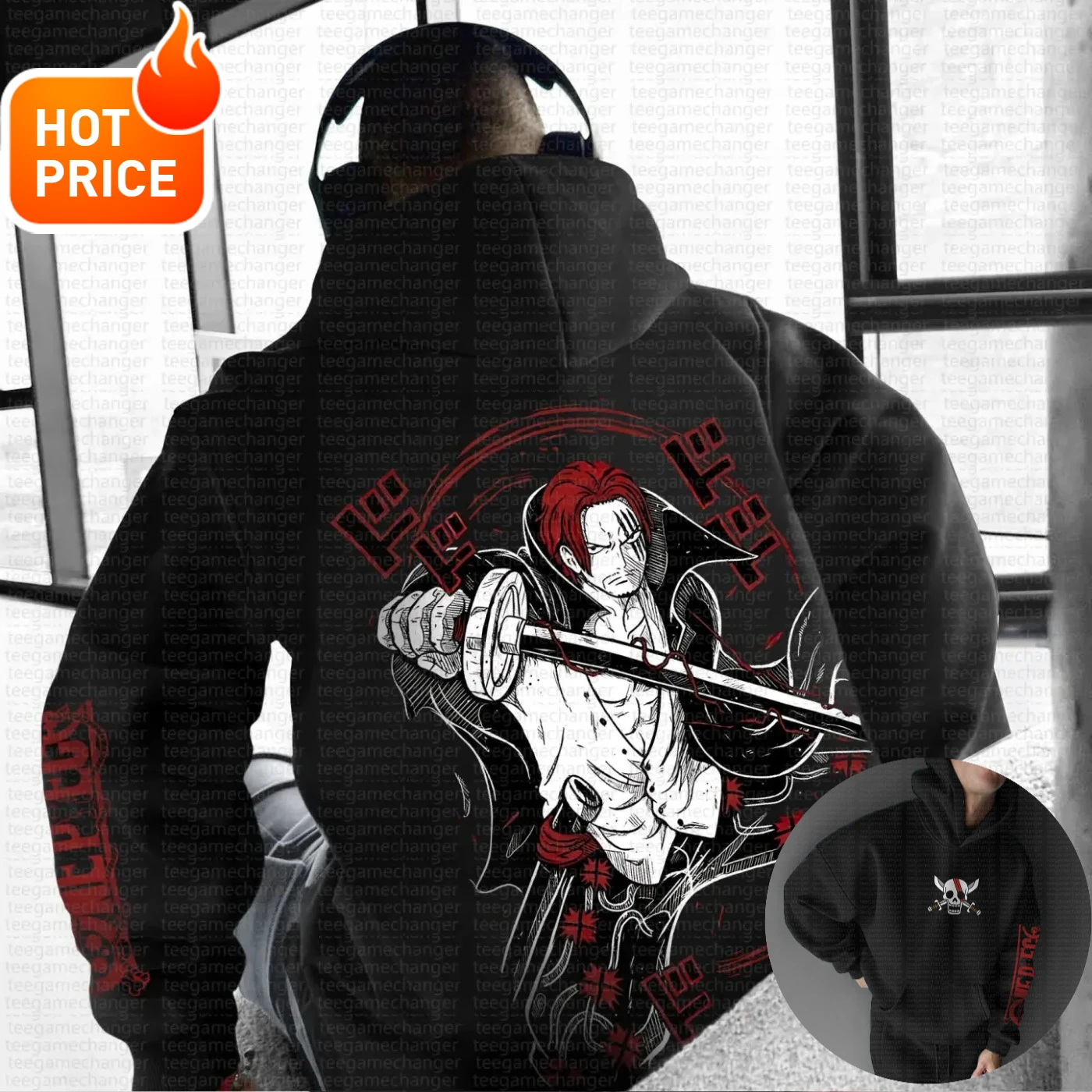 Shanks Anime One Piece 2025, Streetwear, Harajuku, Vintage, Winter, Herren, übergroßer Kapuzenpullover, Damen-Kapuzenpullover, langärmeliges Oberteil