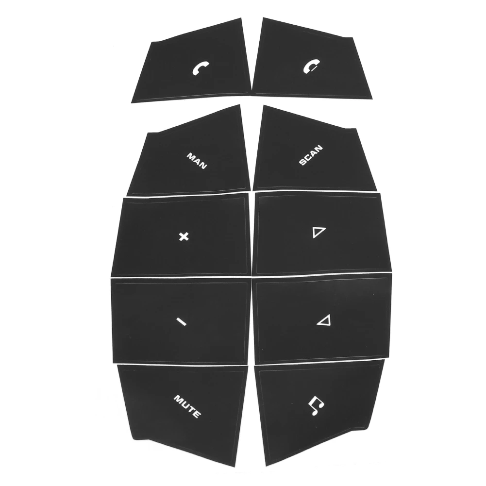 Steering Wheel Button Repair Decal Sticker For For Porsche 2003 2004 2005 2006 Interior Trim Replacement Overlay