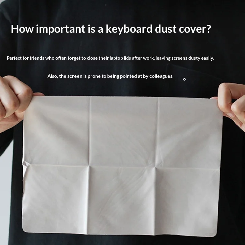 Microfiber Keyboard Dust Cover For MacBook Pro 15-16 inch Air 15 Dustproof Protective Cloth Ultra Thin Waterproof Keyboard Cloth