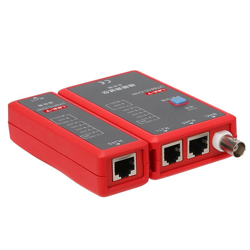 UNI-T UT681C Tester per cavi professionale rete RJ45 RJ11 BNC telefono Wire Tracker Ethernet LAN Detector Line Finder