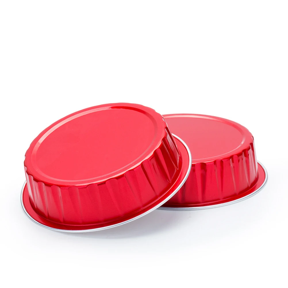 

50 PCS Mousse Cup Transparent Lid Cups with Cheese Food-grade Aluminum Foil Pudding