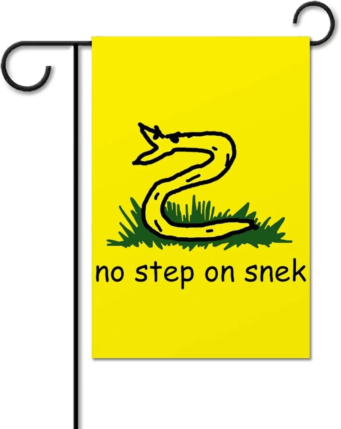 No Step On Snek Welcome Garden Flag 12x18 Double Sided Yard Flags Farmhouse Decor Small