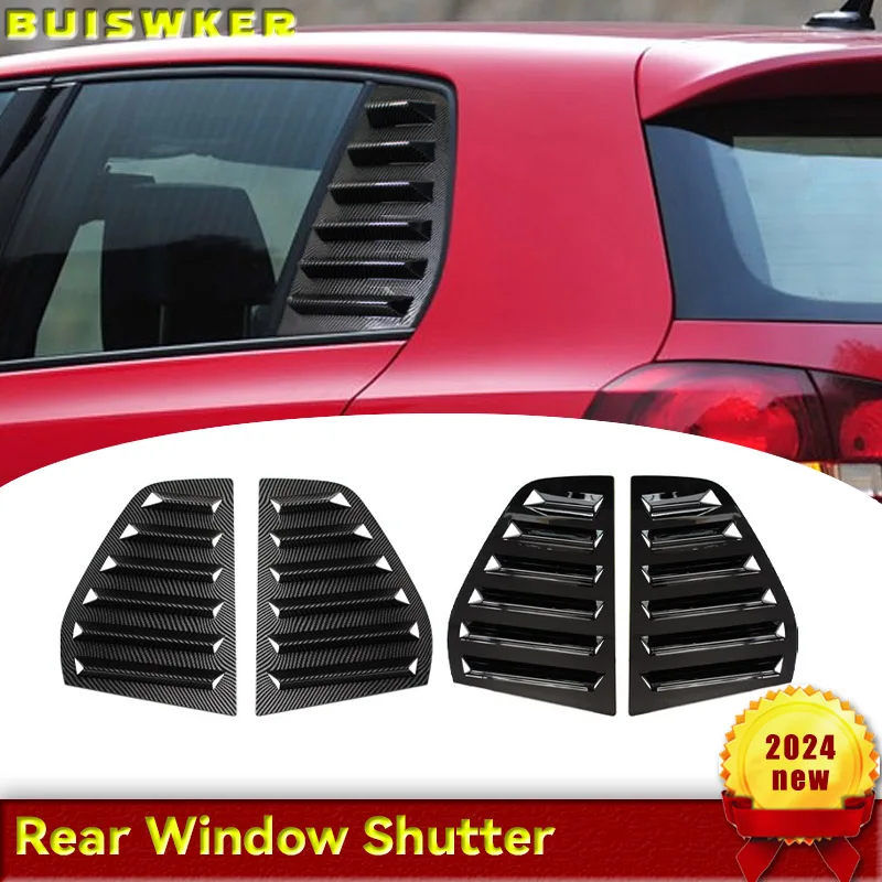 For VW Golf 5 MK5 2003-2010 Car Rear Window Shutter Cover Trim Window Louver Side Vent Trim Accessories