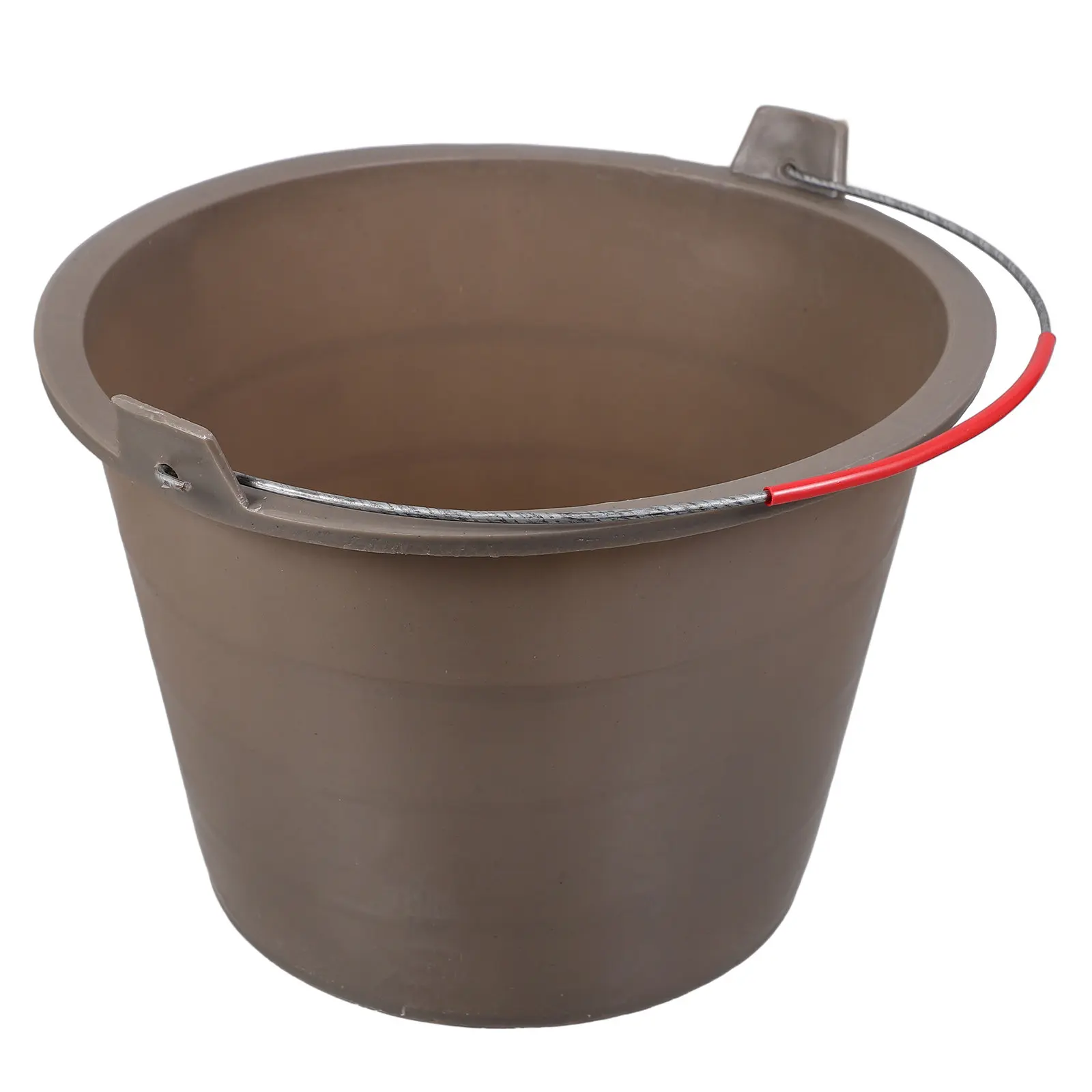 Heavy Duty Thickened Plastic Bucket with Comfort Grip Handle for Cement Concrete Sand Storage Portable Empty Bucket Construction