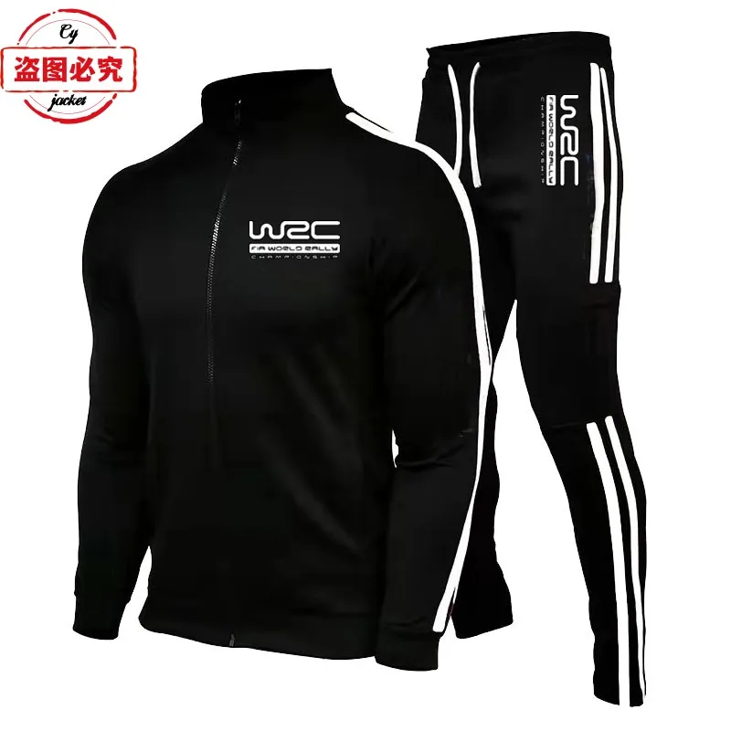 World Championship WRC Car Rally Logo Printed LOGO Racing Suit Casual Sportswear Men's Spring and Autumn Suit