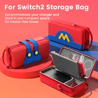 Estuche de transporte EVA con tema de juego para Switch 2, funda para NS Switch 2, bolsa de almacenamiento de carcasa dura otable para accesorios Switch 2