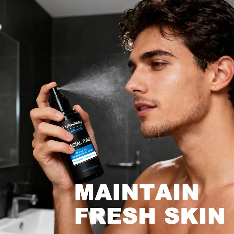 Face Toner for Men – Daily Refreshing Facial Toning Lotion, Hydrating and Soothing After Shave