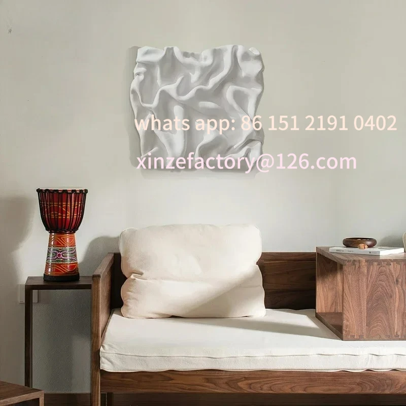 

Customizable zmarszczki 3D ozdoby wiszące na ścianę salon tło wyświetlacz obrazy dekoracja ścienna estetyka pokoju