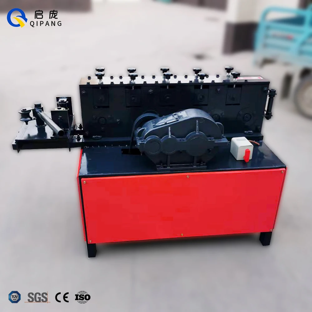 Greenhouse Arches Building Construction Corrugated bar Straightening Galvanized Steel Pipe Straightener Machine