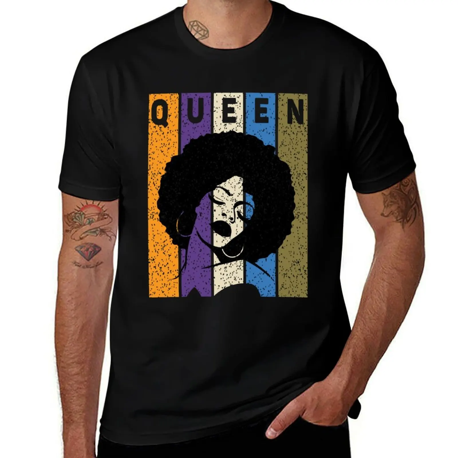 

Black queen T-Shirt vintage graphic tee shirts graphic plus sizes mens graphic t-shirts funny