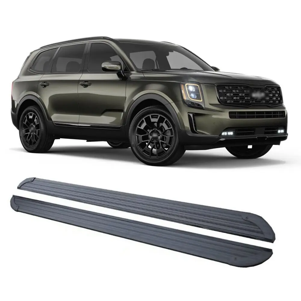 

High Quality 2PCS Running Boards Side Step Nerf Bars Fits For KIA Telluride 2020-2024