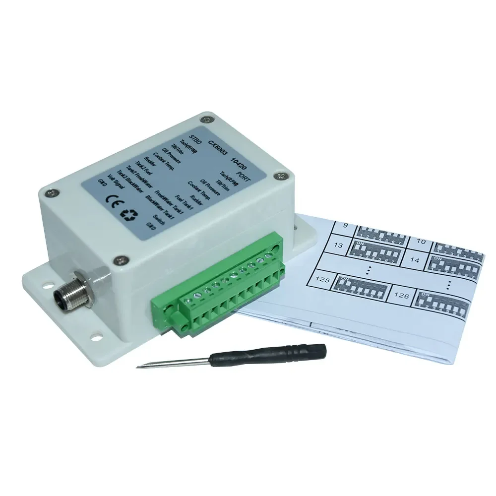 محول متعدد الوظائف 0-our ohm nmea2000 ، الطول من 7 م إلى 4 م ، p67 ، أداة ملحقات خط مقاومة للماء للقارب واليخوت والبحرية