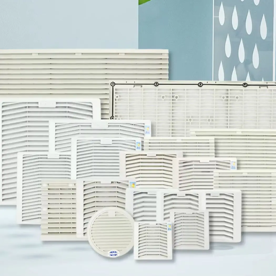 KAKU FU9802AP3 FU9803A FU9804A FU9805A P3 Ventilation Filter Shutter Dustproof Fan Cover Mesh Grille for Cabinet Cooling