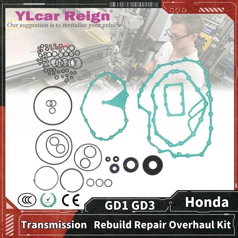 

GD1 SWRA M4VA SLYA GD3 CVT Automatic Transmission Gearbox Rebuild Repair Overhaul Kit Seals Gasket Fit O-rings For Honda Car