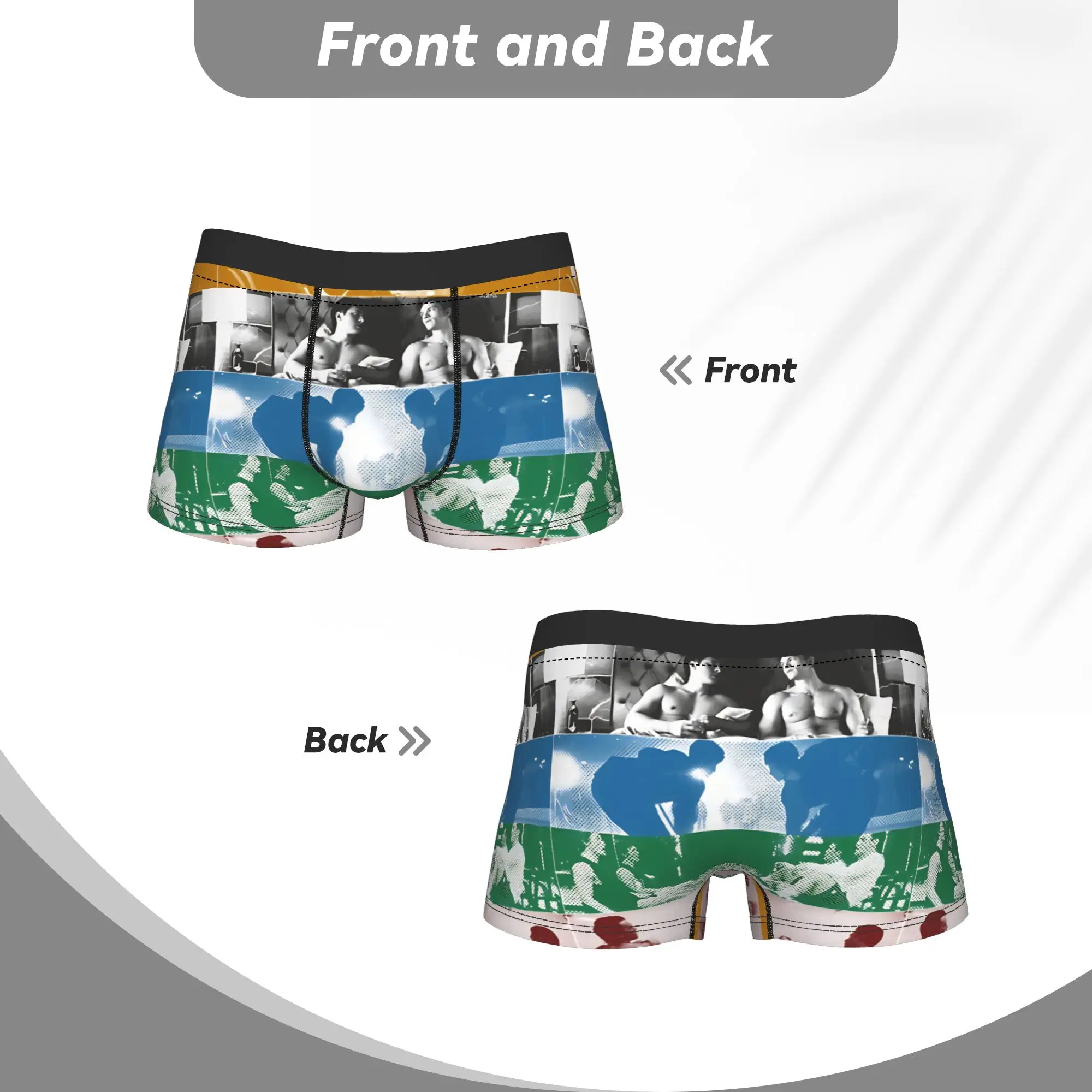 Men Boxer Briefs Shorts Panties Shane Hollander & Ilya Rozanov Anime  Underwear Heated Rivalry Homme Funny Plus Size Underpants