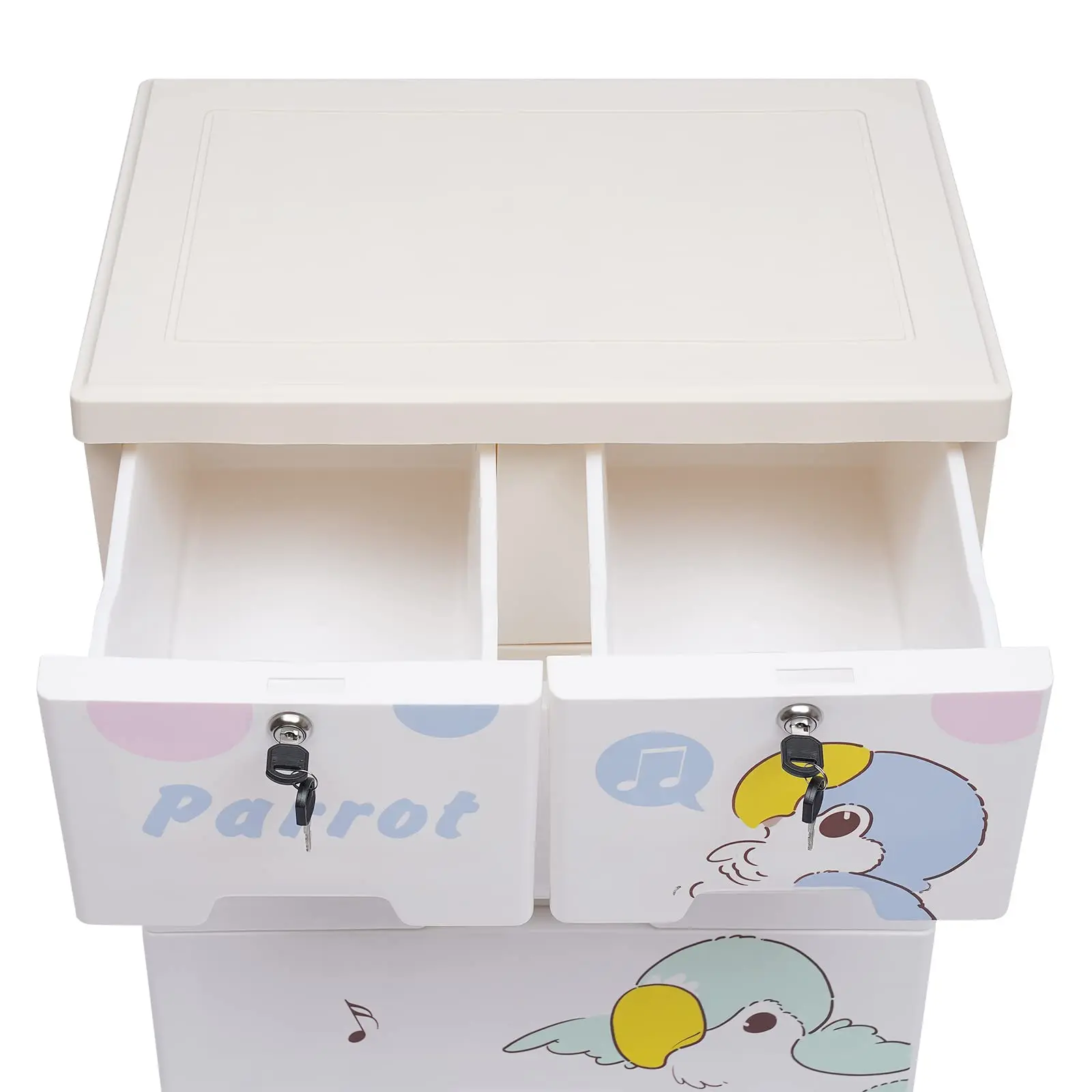 Gdrasuya10 خزانة تخزين ذات أدراج بلاستيكية مع 6 أدراج، منظم خزانة الملابس، تخزين الملابس العمودي القابل للتكديس