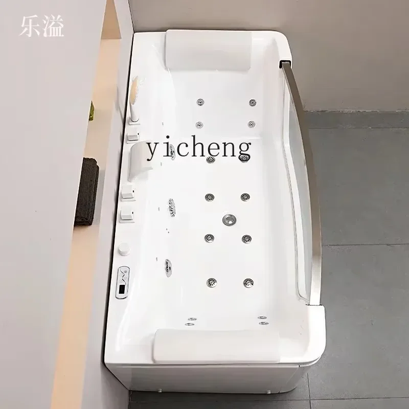YU-26   Small Apartment Acrylic Massage Surfing Intelligent Constant Temperature Heating Bathtub Basin 1.4-1 Meters