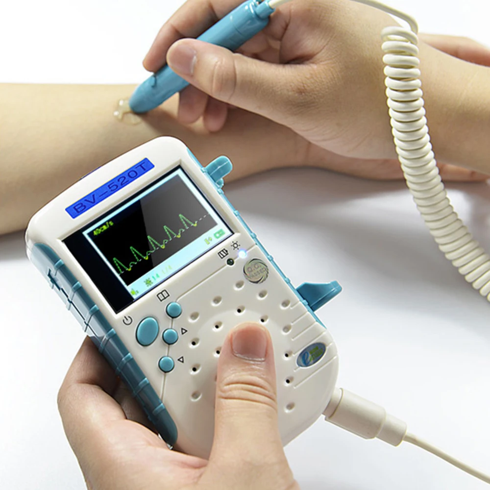 

BV520T Bidirectional Pocket Ultrasound Doppler Handheld Vascular Doppler with 8MHz Probe